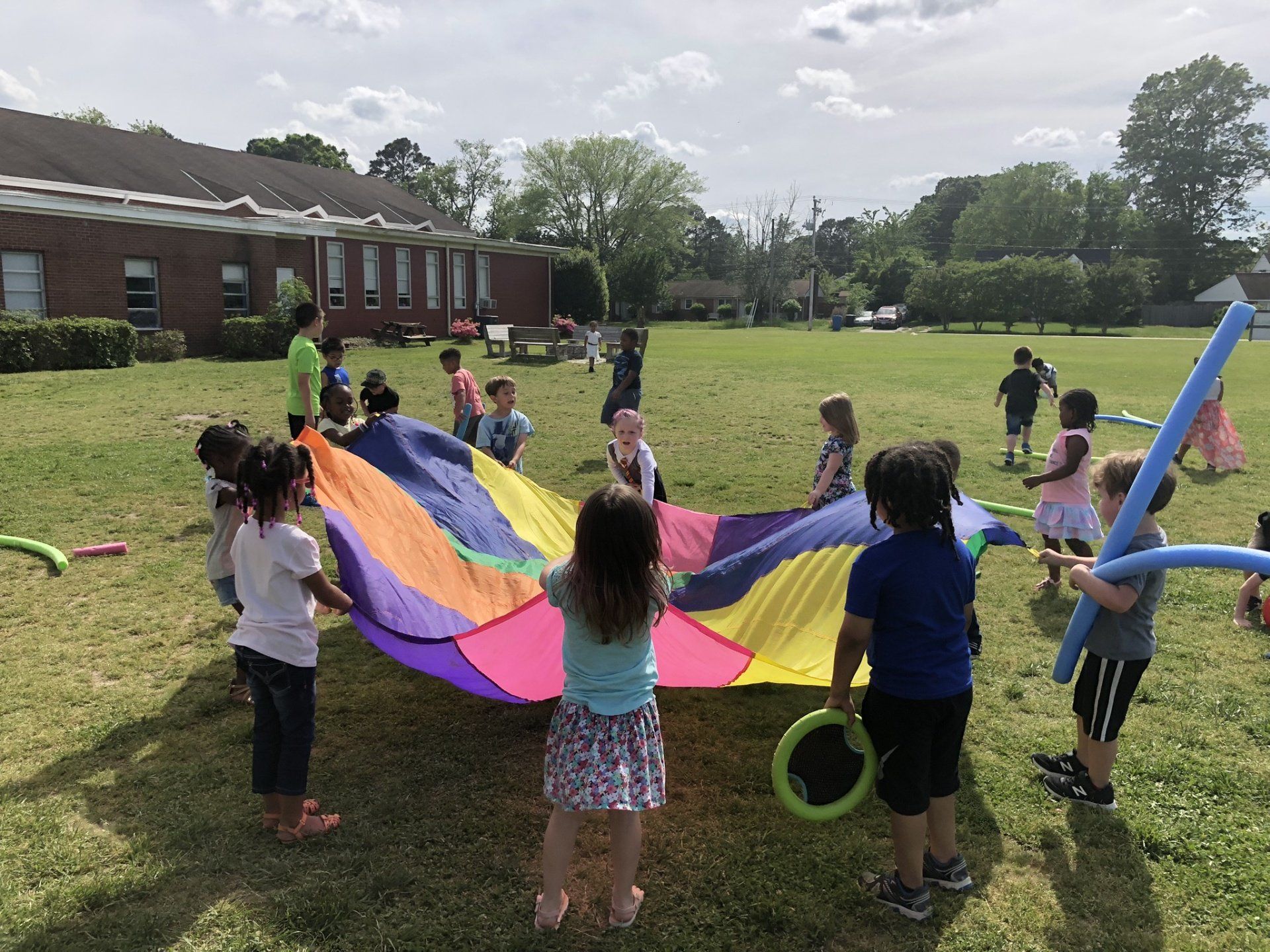 Kid playing stick — Preschool & Daycare in Virginia Beach, VA