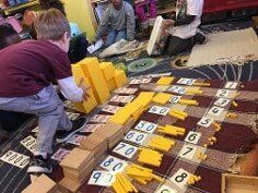 Kid playing blocks — Preschool & Daycare in Virginia Beach, VA Kid playing blocks — Preschool & Daycare in Virginia Beach, VA