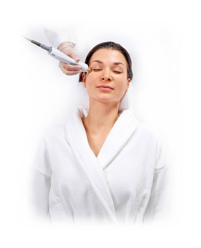 Woman receiving treatment with TempSure Envi