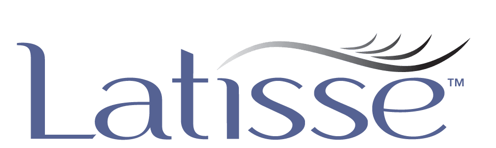 A logo for latisse