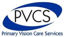 PVCS logo with blue swoosh and the text “Primary Vision Care Services”