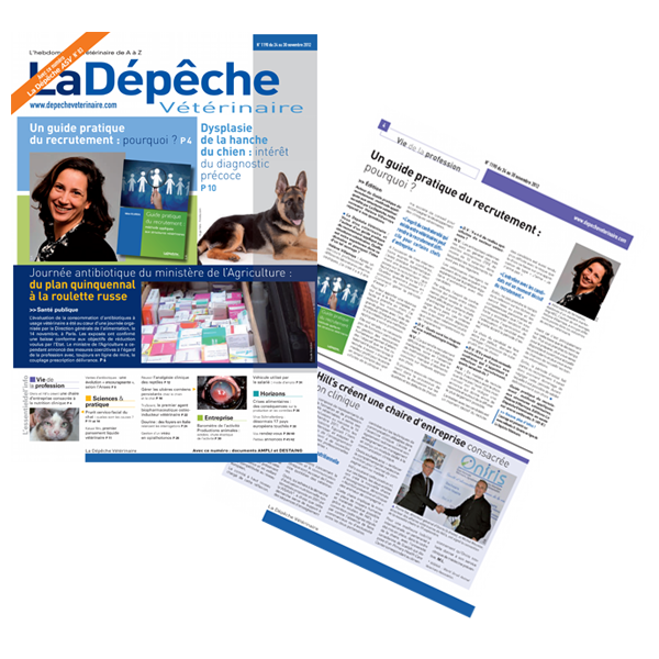 Article hélène villarroya la dépêche vétérinaire