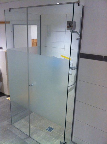 Glasdusche