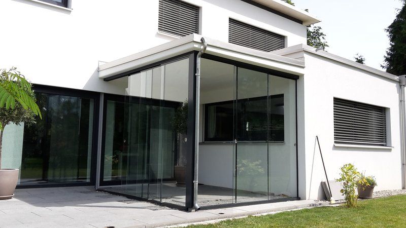 Balkonverglasung