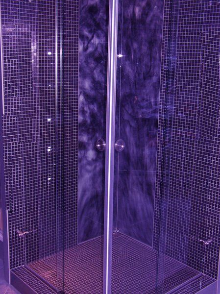 Glasdusche