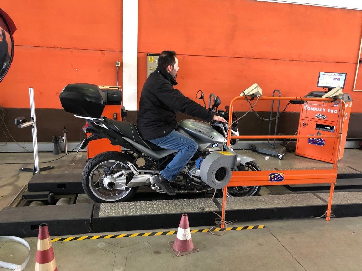 Controllo della moto