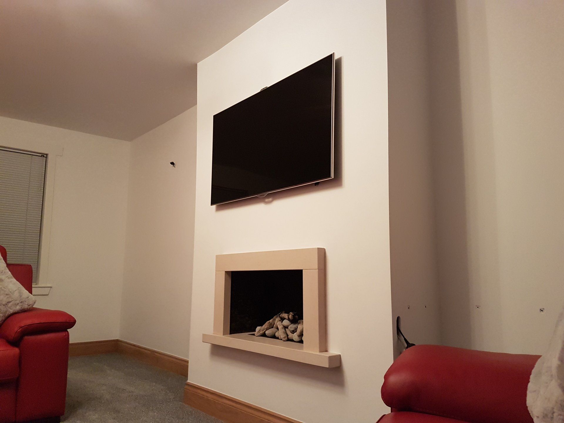 After plastering