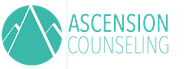 A logo for a counseling company called ascension counseling