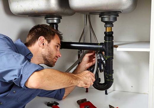 Plumber Under the Sink — Manheim, PA — Garden Spot Mechanical, Inc.