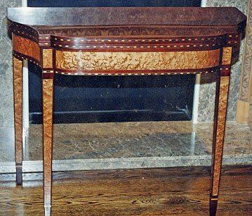 Birdseye Card Table