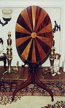 Sunburst Tip Table Sunburst Tip Table