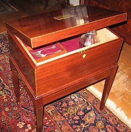 silver chest