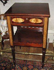 Side Table with Shelf