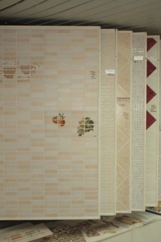 Esposizione di piastrelle