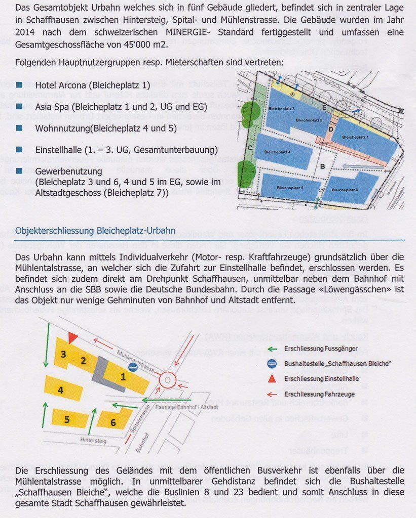 Eine Karte einer Stadt mit viel Text darauf