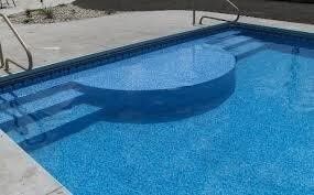 Fox Pool Interior Bench — Shippensburg, PA — Cumberland Valley Pools LLC