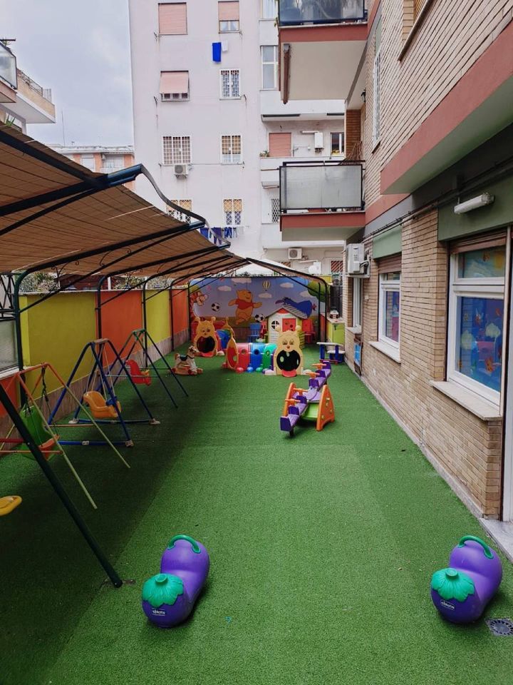 area esterna asilo