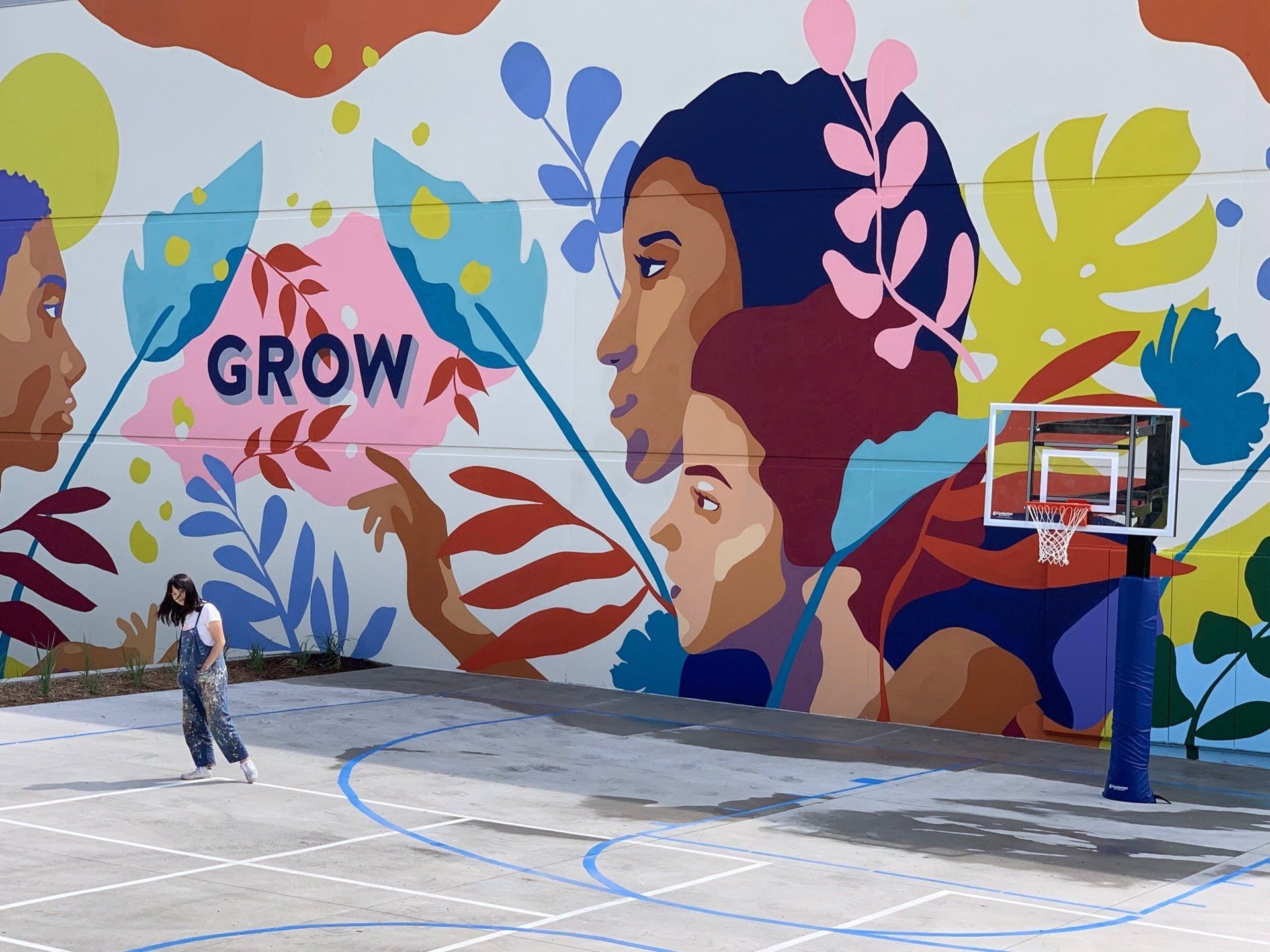 A place to grow, final mural