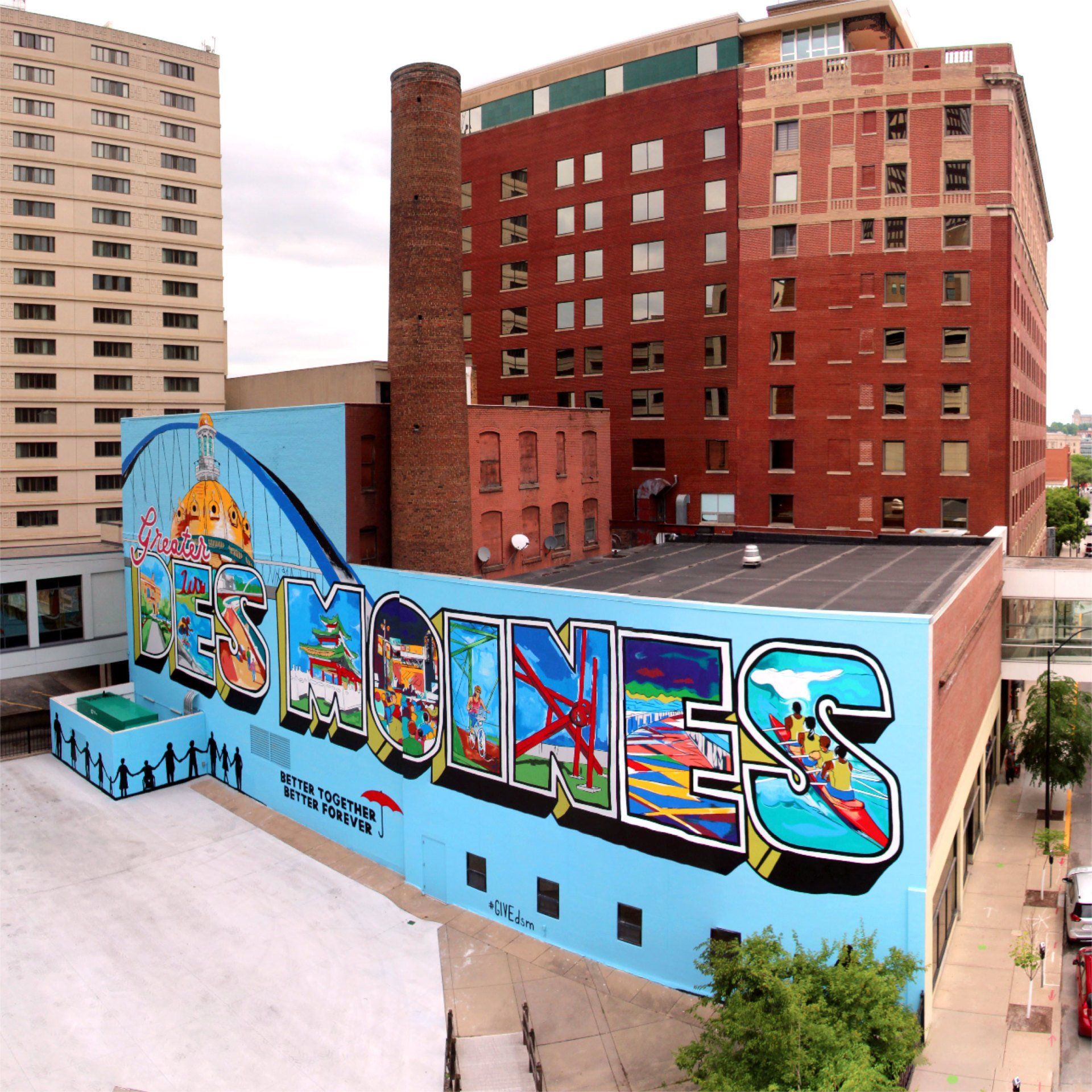 Ben Schuh, Des Moines mural