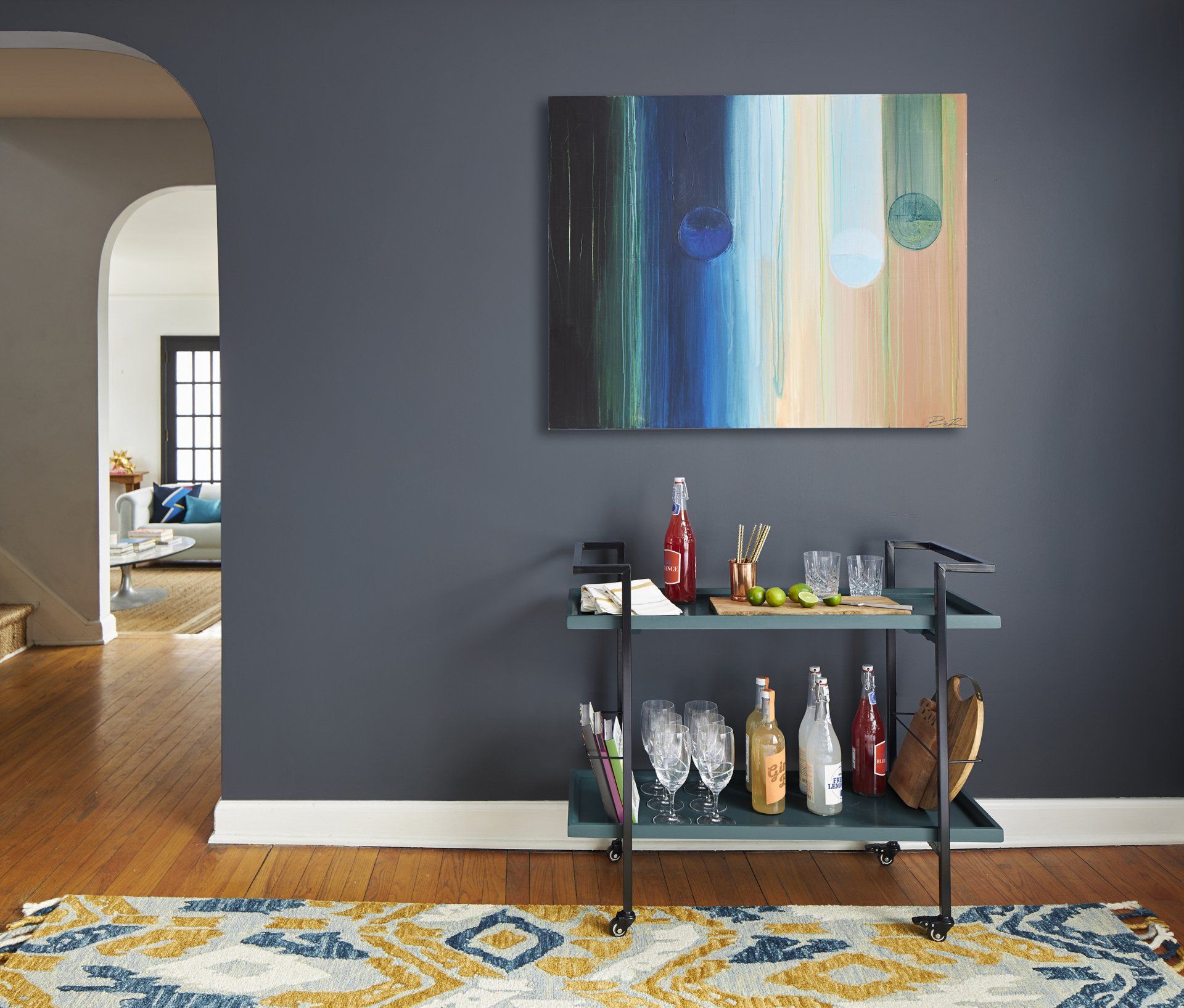Bethany Mabee, Nightfall, Acrylic on canvas, 48 x 60 in, $2800 ($280/mo)