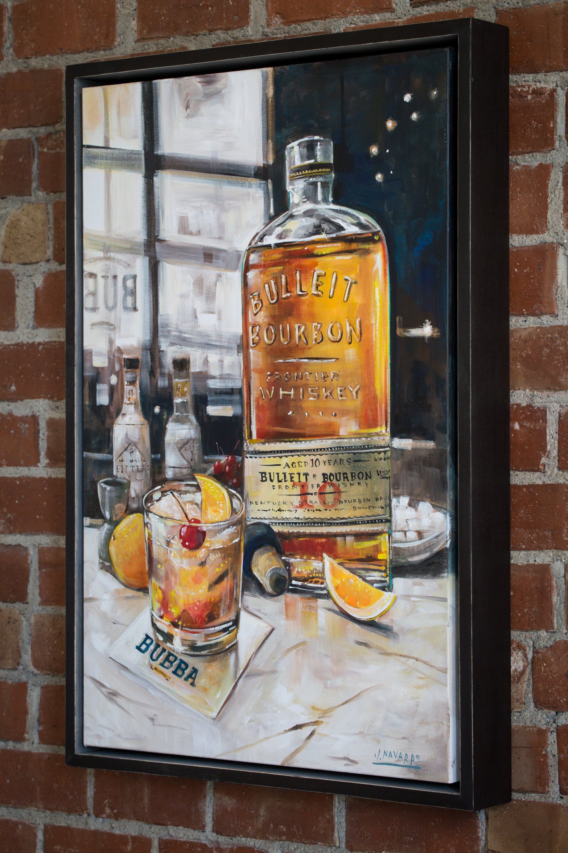 Bubba restaurant art