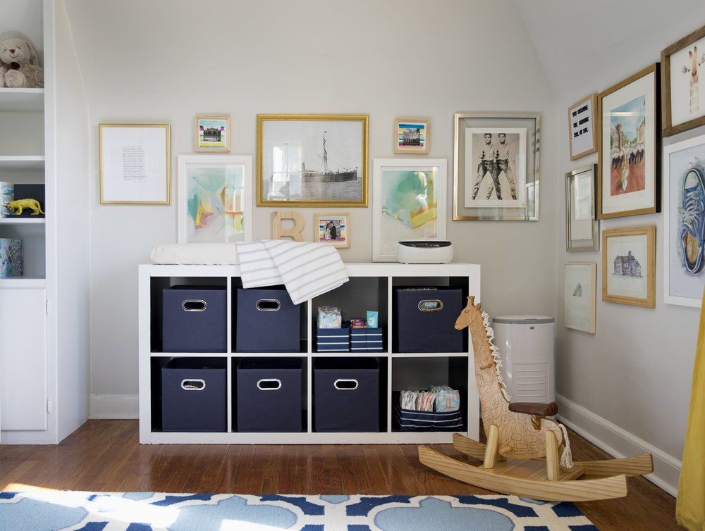 Example of smaller pieces together to make a gallery wall, styled by Liz Lidgett