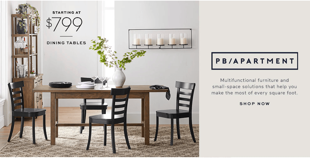 Pottery Barn, Dining room
