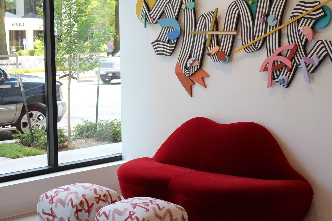 Liz Lidgett Gallery and Design, front window