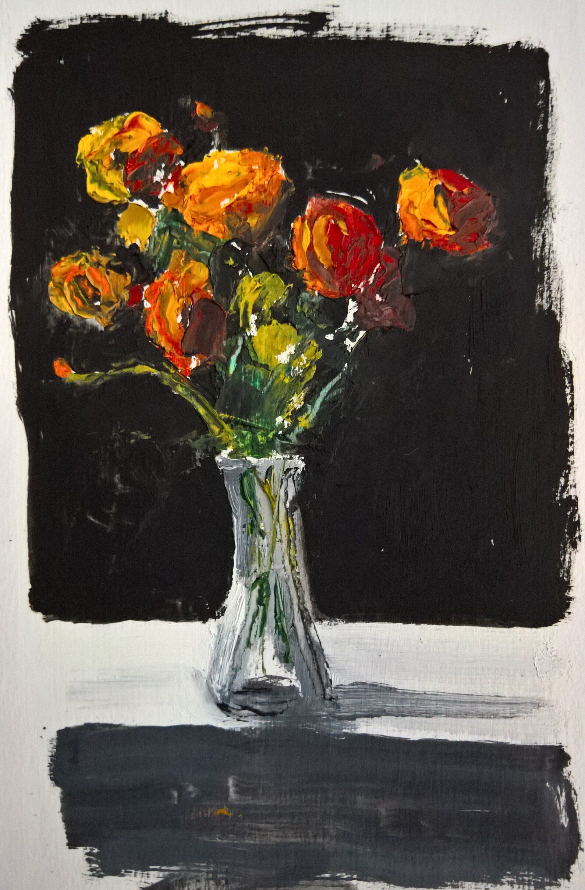 Floral sketch, Kevin Brent Morris