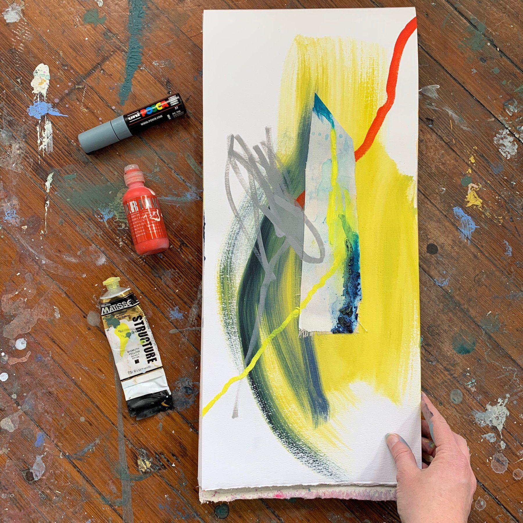 Rebecca Stern's sketchbook painting