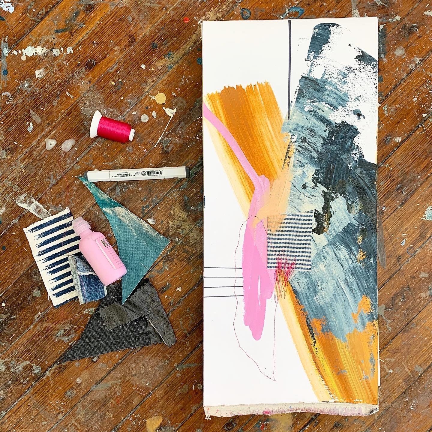 Rebecca Stern's sketchbook painting