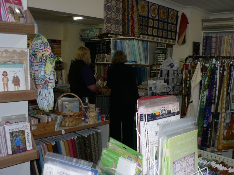 Fabric sales counter