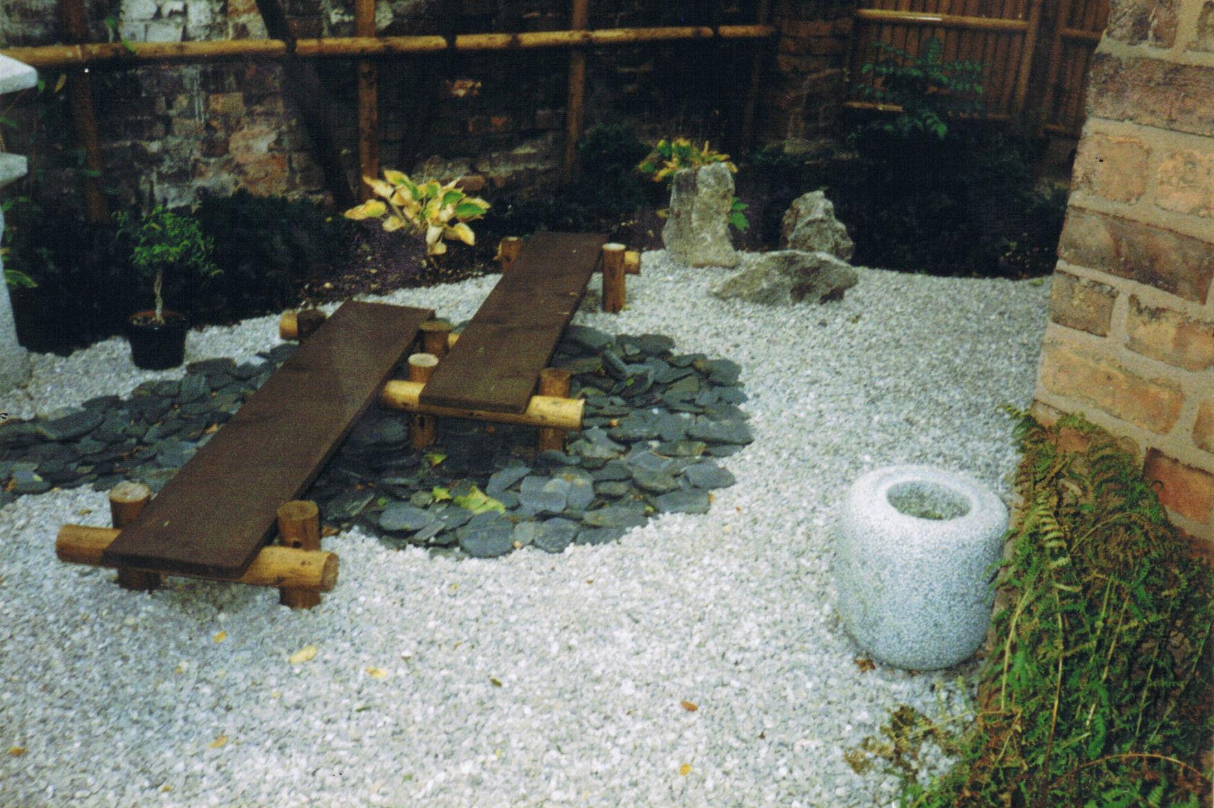 Japanese garden at Pardoe's cottage