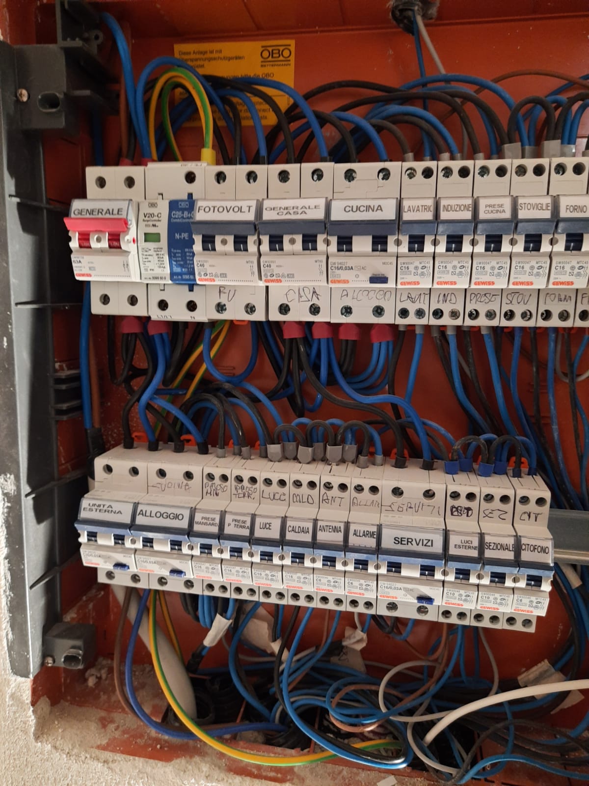 impianto elettrico