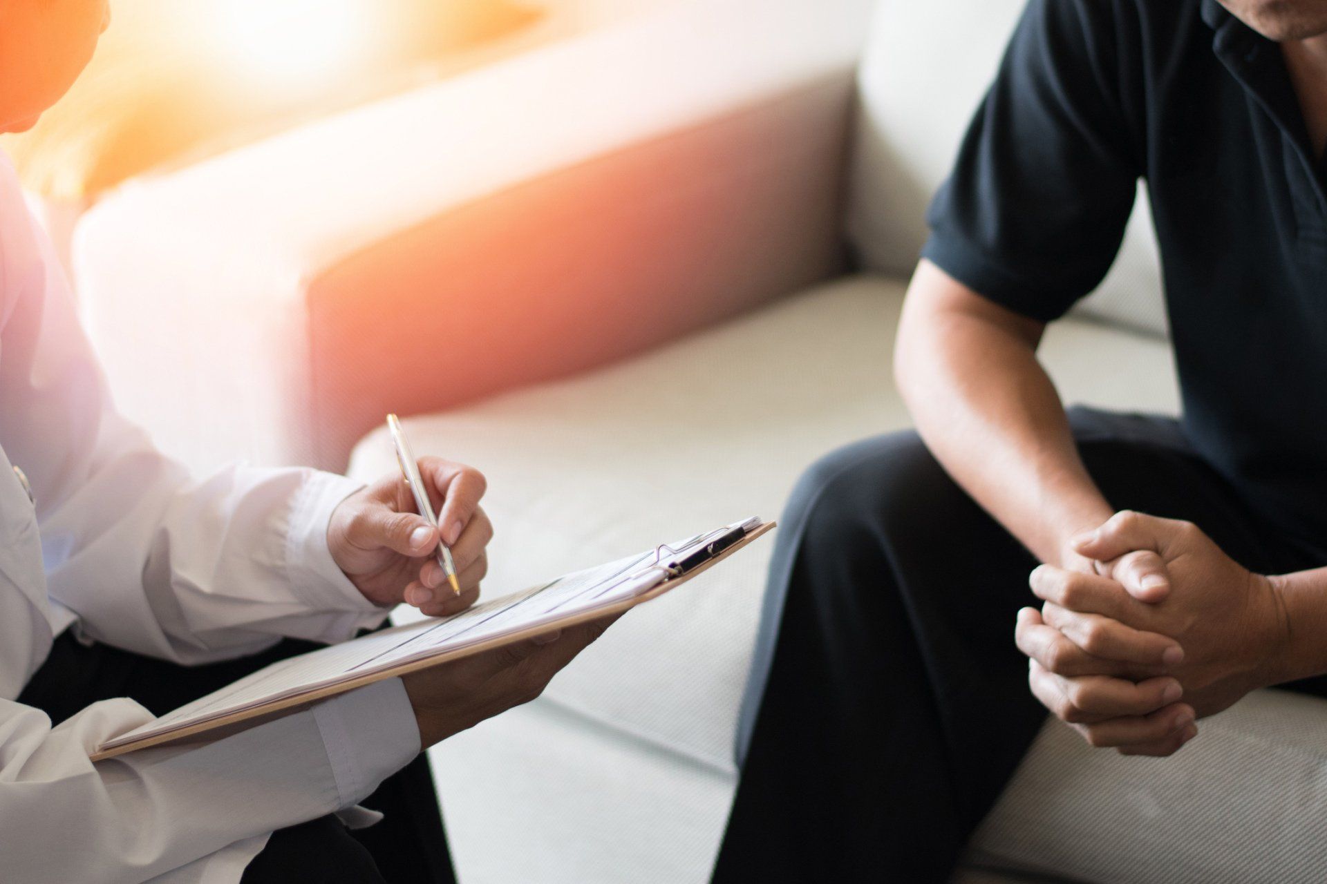 Man Consulting On Doctor — Grand Rapids, MI — North Kent Guidance Services Man Consulting On Doctor — Grand Rapids, MI — North Kent Guidance Services