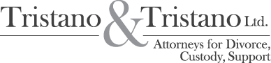 A logo for tristano & tristano attorneys for divorce custody support