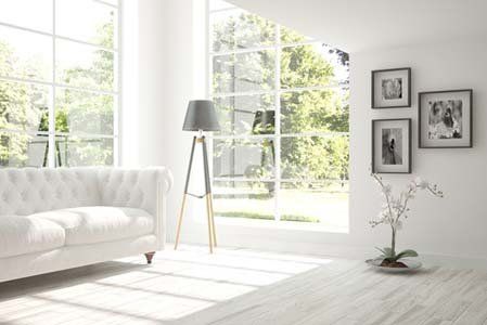 sala con vetrata