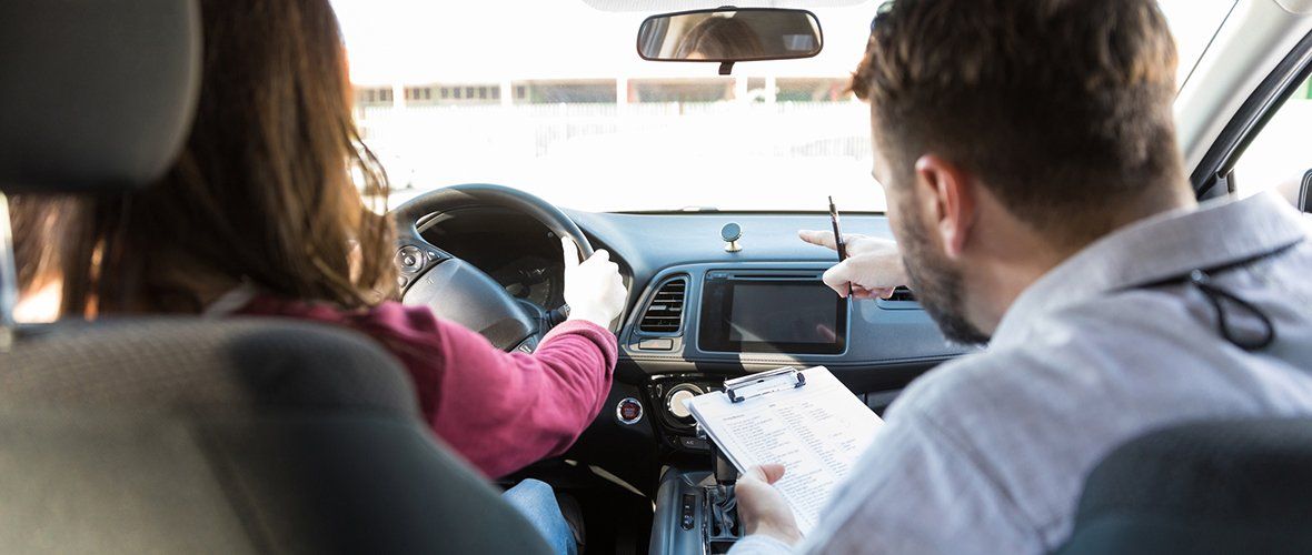 Instructor Guiding Student to Drive — Colorado Springs, CO — Academy School of Driving, LLC