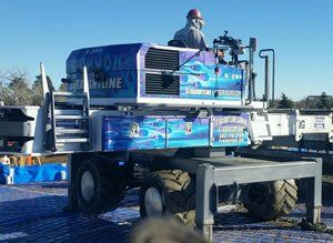 Screeding — Worker Working with Copperhead in Longmont, CO