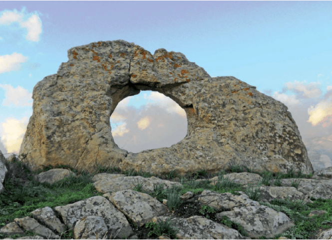 monte arcivocalotto valle jato foro roccia