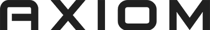 AXIOM text in black, sans-serif font.