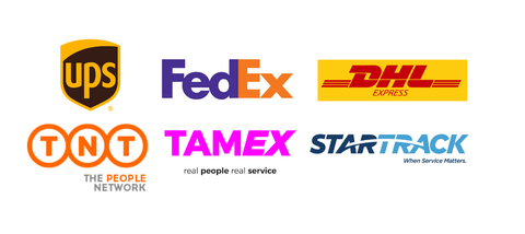 Logos of couriers