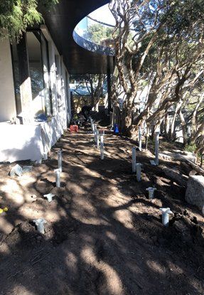 Piles for decking Sorrento