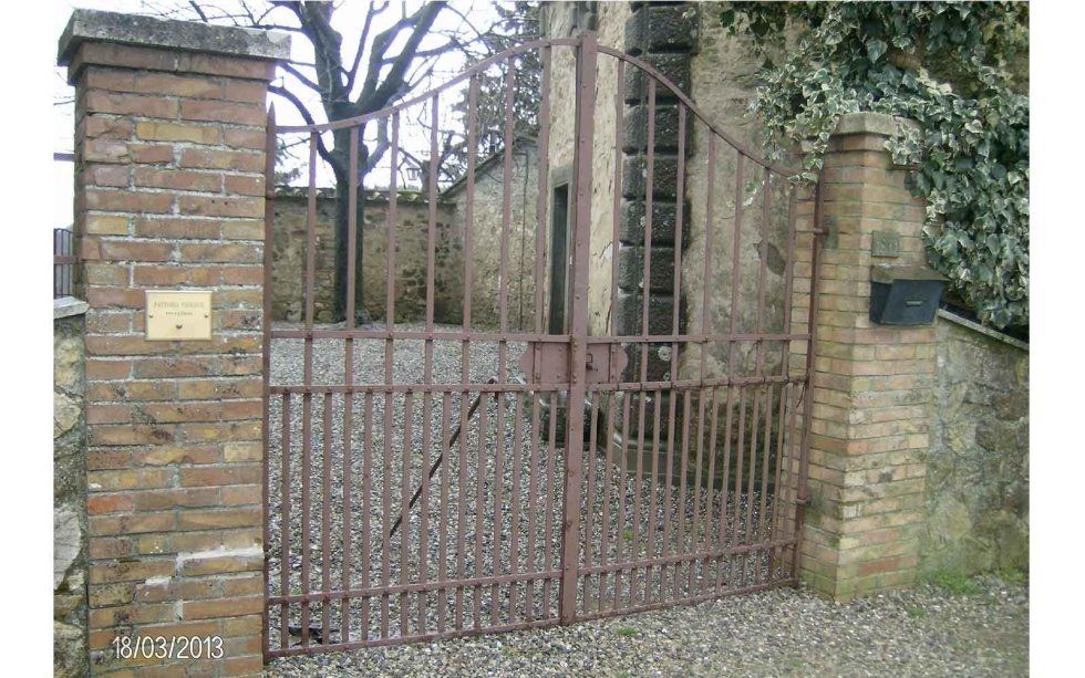 cancello in ferro battuto