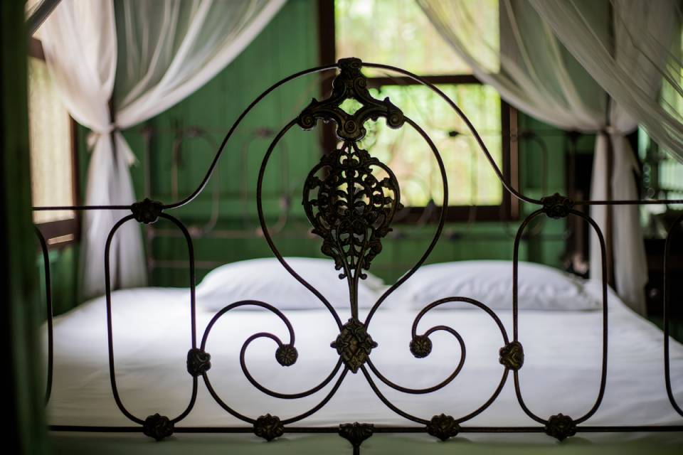 letto artigianale in ferro