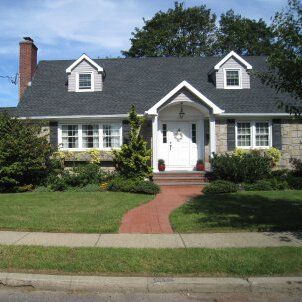 home with portico