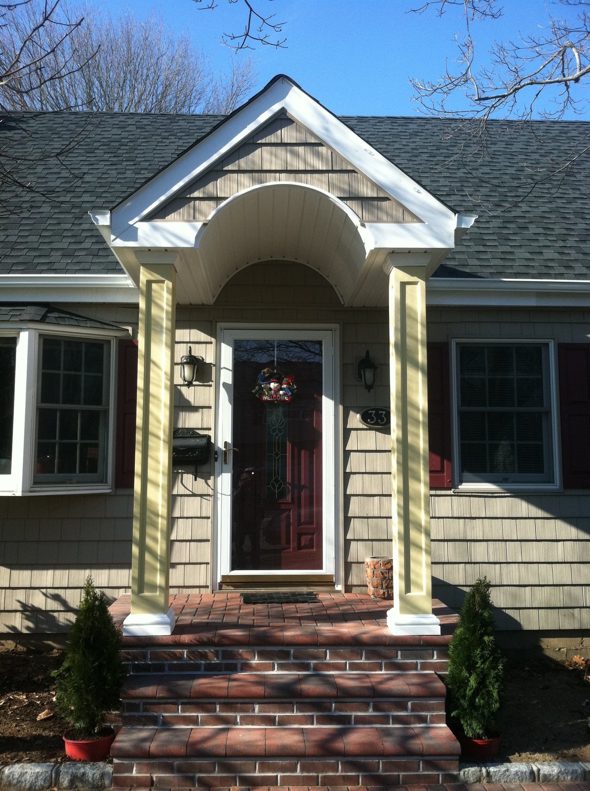 completed porticos