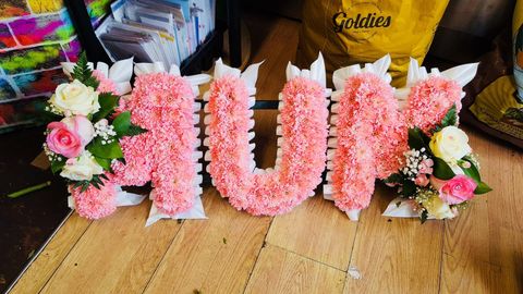 Customised flower arrangements