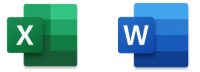 Apps om een rooster te maken Logo van Excel en Word
