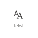 Webonderdeel Tekst